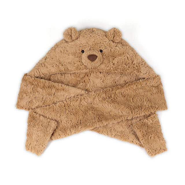 Jellycat Bartholomew Bear Bundlesnug  BARB4HOOD