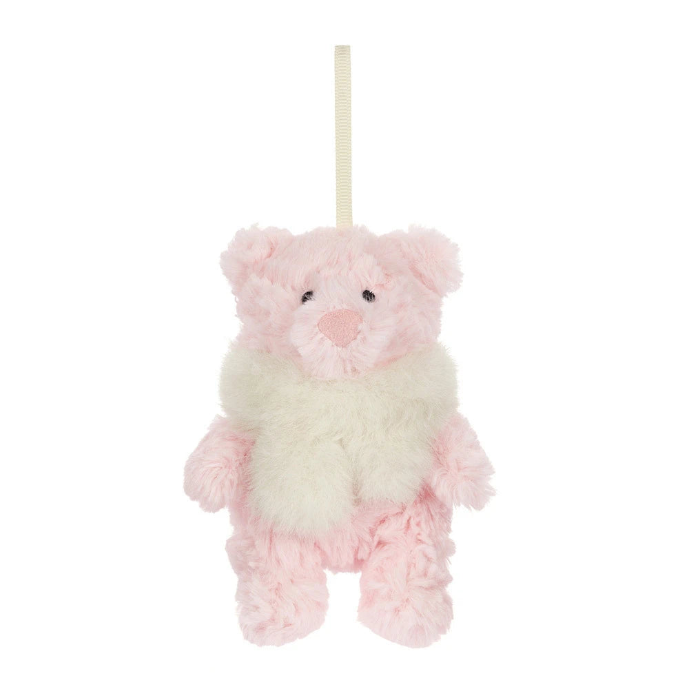Jellycat Bartholomew Bear Winter Warmer Decoration  BARL6D  Leola