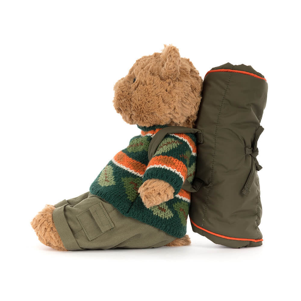 Jellycat Bartholomew Bear Hiking Outfit BARM2OD