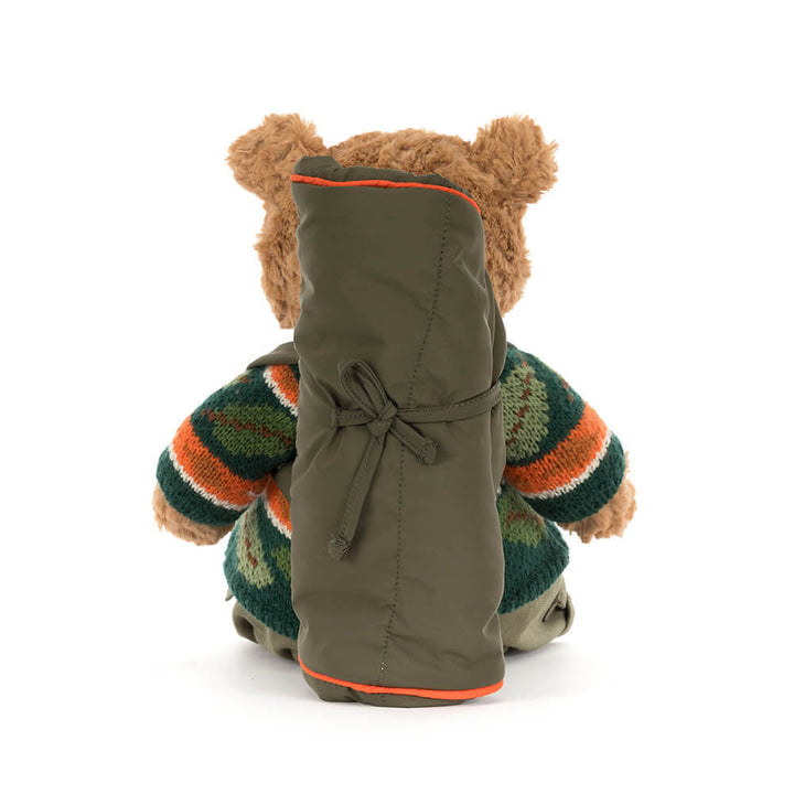 Jellycat Bartholomew Bear Hiking Outfit BARM2OD