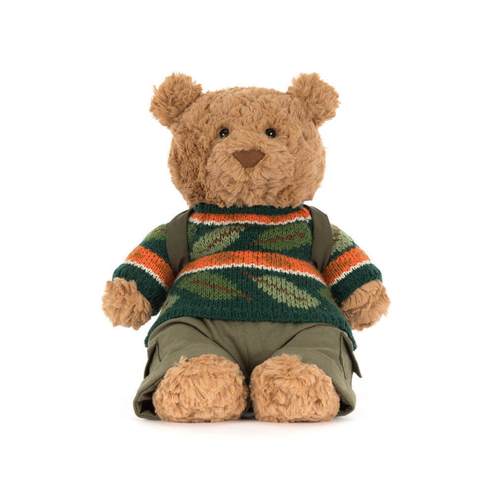 Jellycat Bartholomew Bear Hiking Outfit BARM2OD