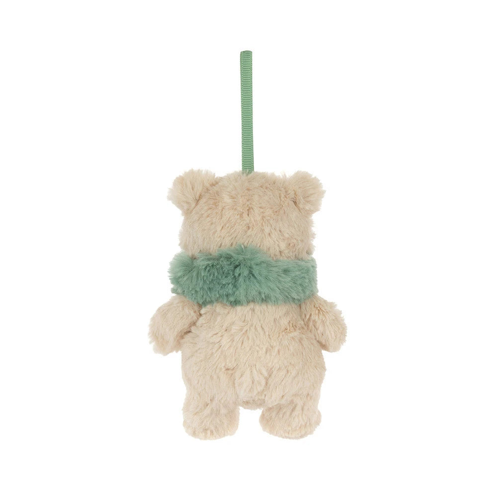 Jellycat Bartholomew Bear Winter Warmer Decoration  BARS6DEC  Green