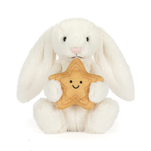 Jellycat Cream Bunny with Star  BB3STAR