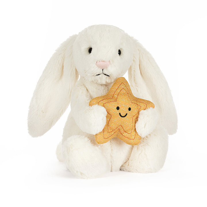 Jellycat Cream Bunny with Star  BB3STAR