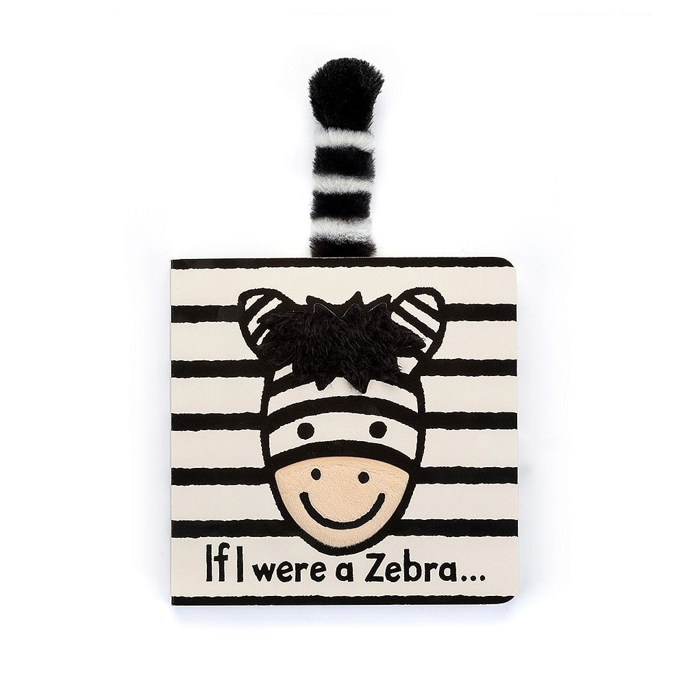 Jellycat If I Were A Zebra Board Book  BB444ZEB