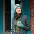 Lost Horizons Jasper Finger Mittens - Aqua