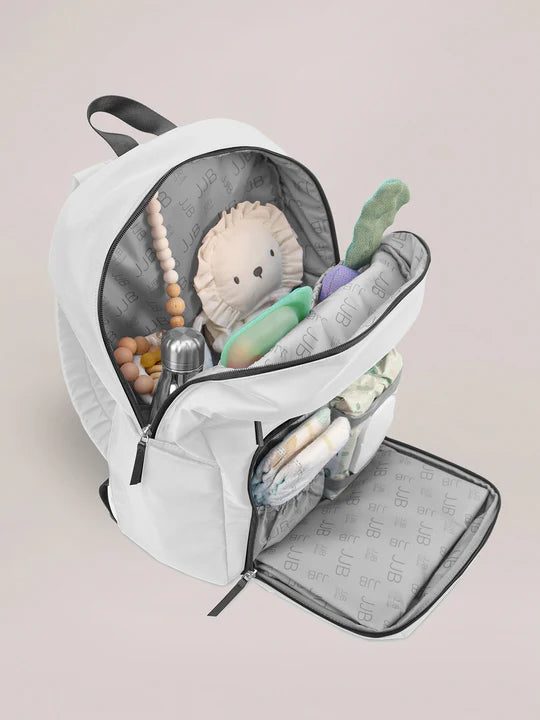 JuJuBe Deluxe Backpack/Diaper Bag  - Grey