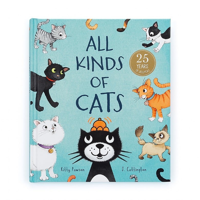 Jellycat All Kinds of Cats Hardcover Book  BK4CATS