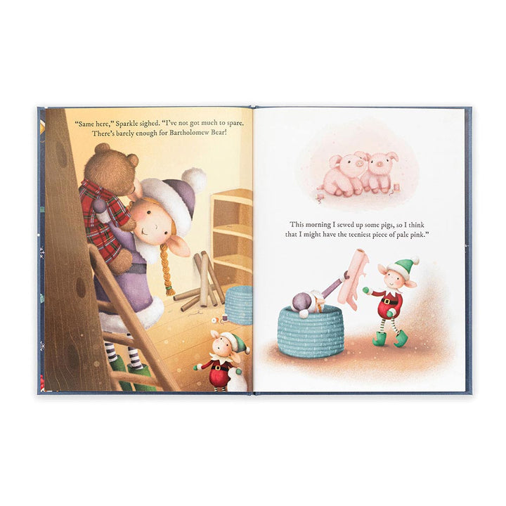Jellycat Eldo Elf & The Patchwork Bashful Bunny Book  BK4ELD
