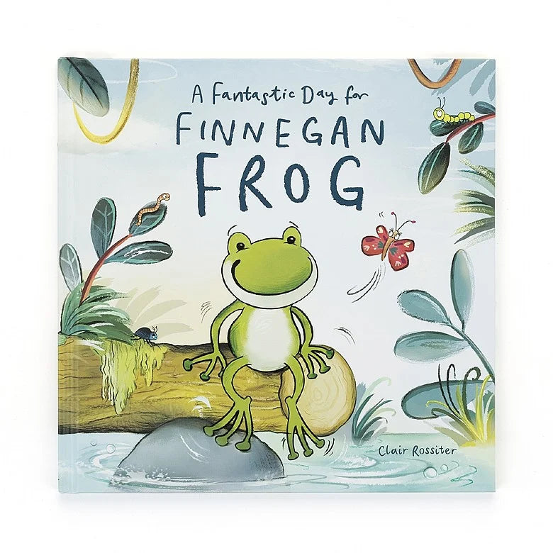 Jellycat "A Fantastic Day for Finnegan Frog" Book  BK4FIN