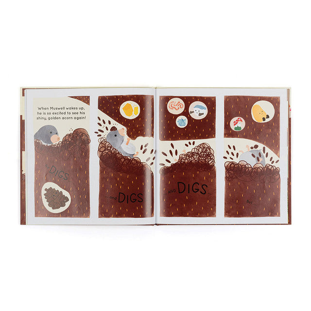 Jellycat Muswell Mole and the Buried Treasure Book  BK4MUZ