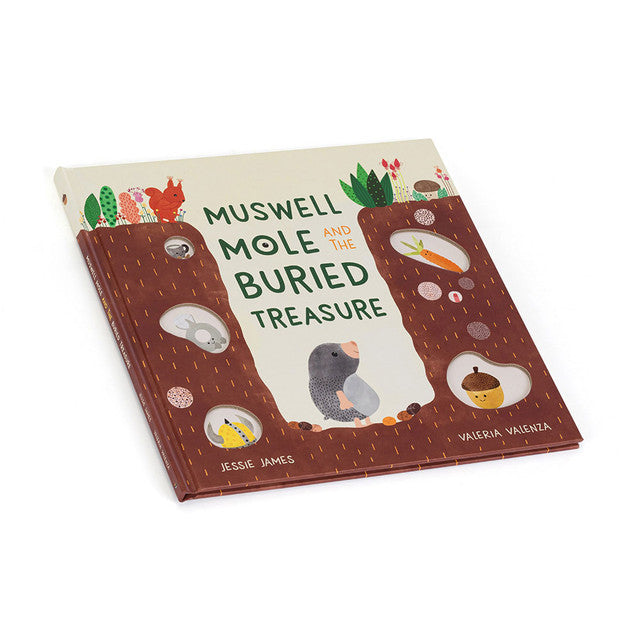 Jellycat Muswell Mole and the Buried Treasure Book  BK4MUZ