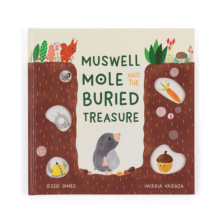 Jellycat Muswell Mole and the Buried Treasure Book  BK4MUZ