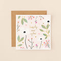Louise Mulgrew Card BL03 Happily Ever After Flowers