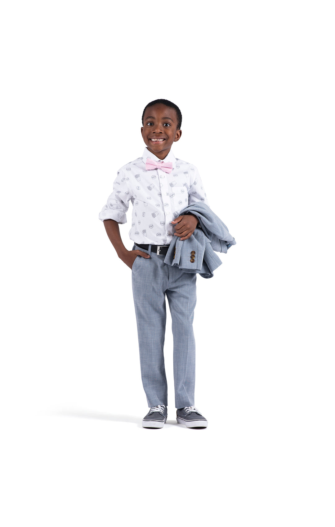 Appaman Boys Standard Shirt  D8STA-BAF  Burger & Fries *