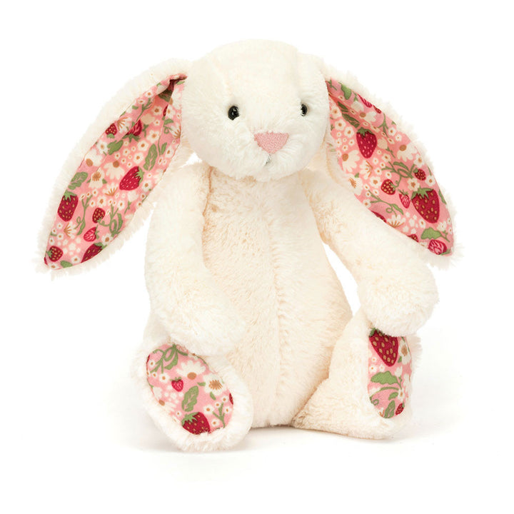Jellycat Blossom Cream Bunny  -  Berry