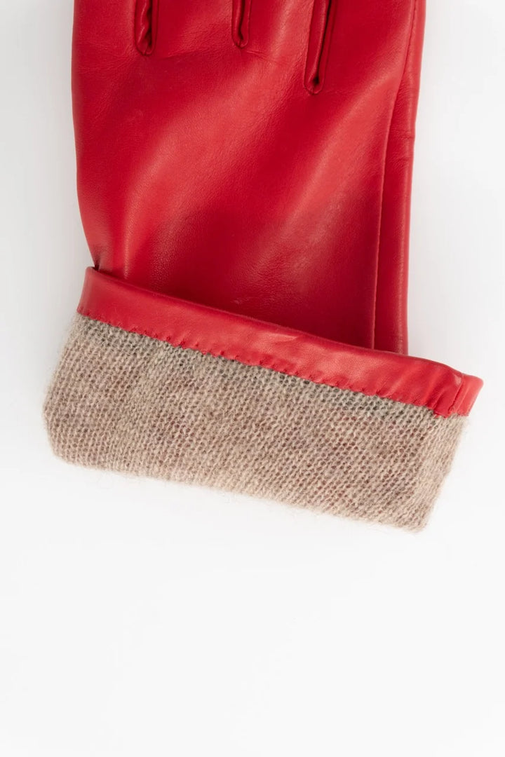 Brume Sydney Leather Glove  -  Red