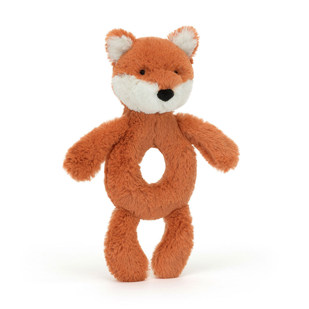 Jellycat Bashful Fox Cub Ring Rattle  BRR4FXC