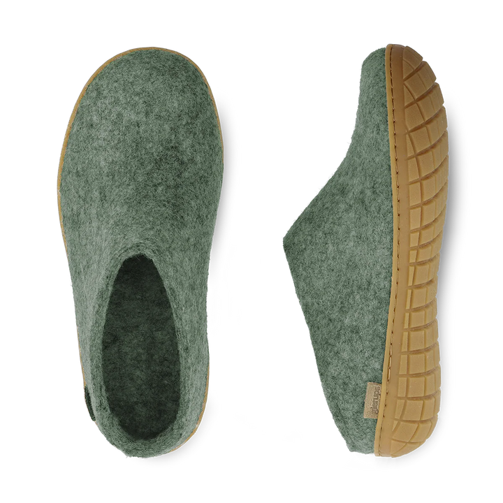 Glerups Moss Slip-On with Rubber Bottom