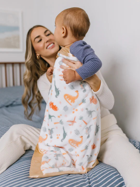 Jujube Reversible Baby Blanket  -  Roarsome