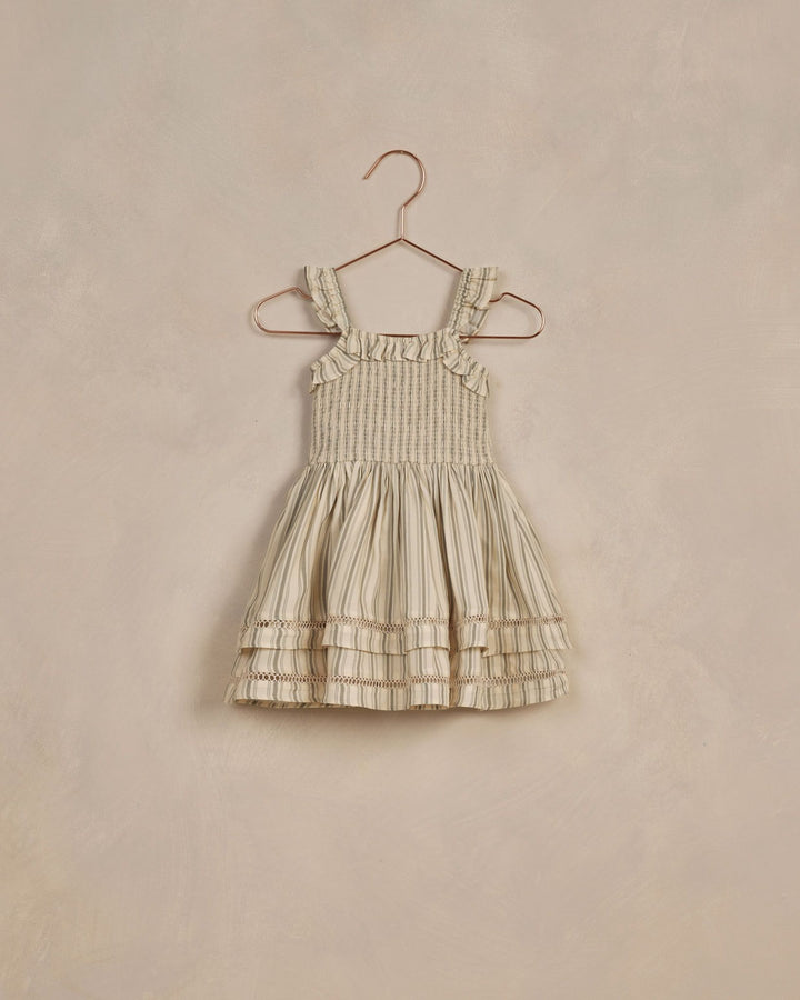 Noralee Girls Birdie Dress  NL018RESS-1149  Cypress Stripe