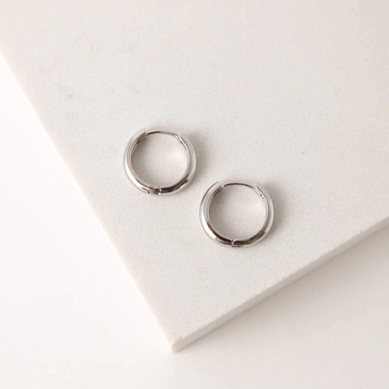 Lovers Tempo Tube Hoop Earring
