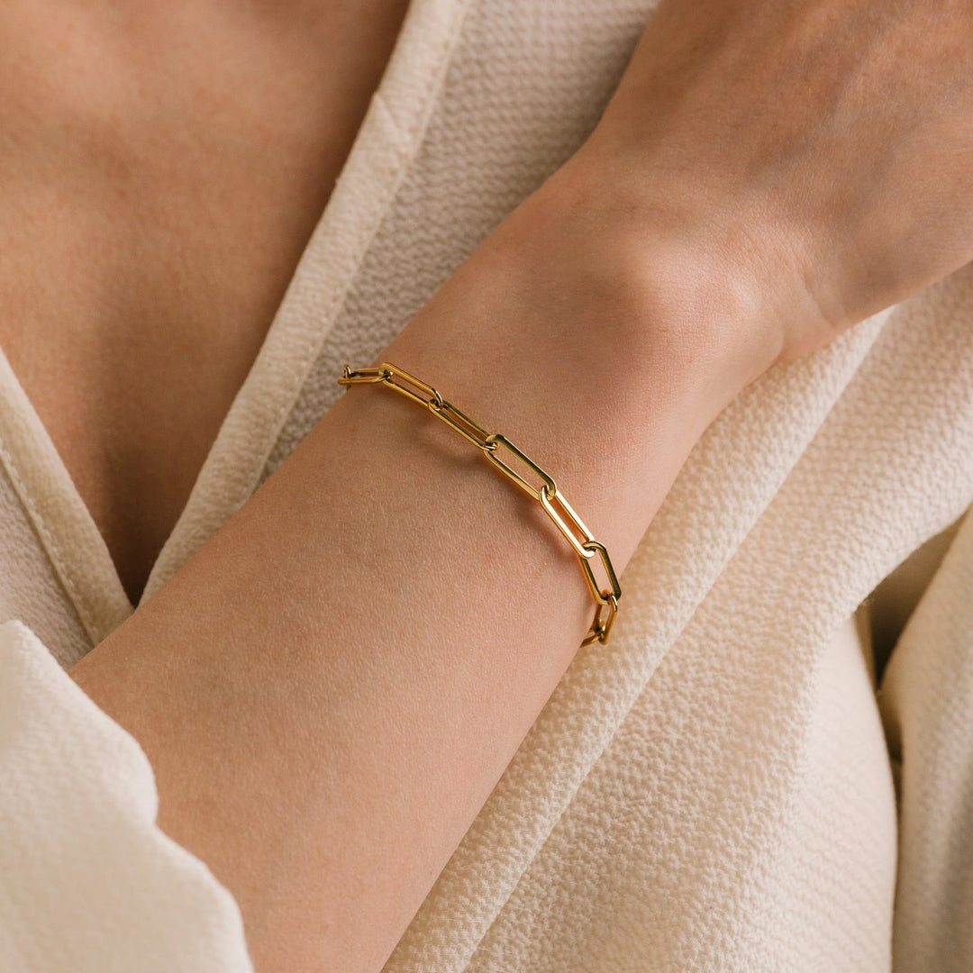 Lovers Tempo Bold Paperclip Bracelet