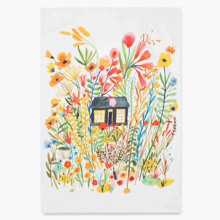 Bon Artis Black Cottage Tea Towel  BA001*