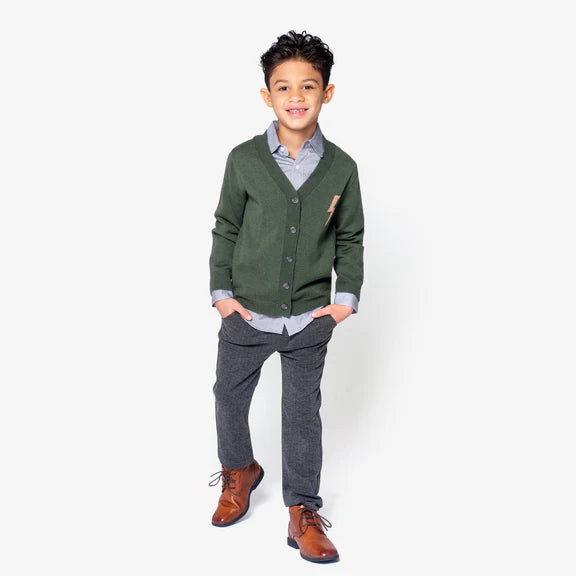 Appaman Everyday Stretch Pant  E8ESP  Charcoal Herringbone *