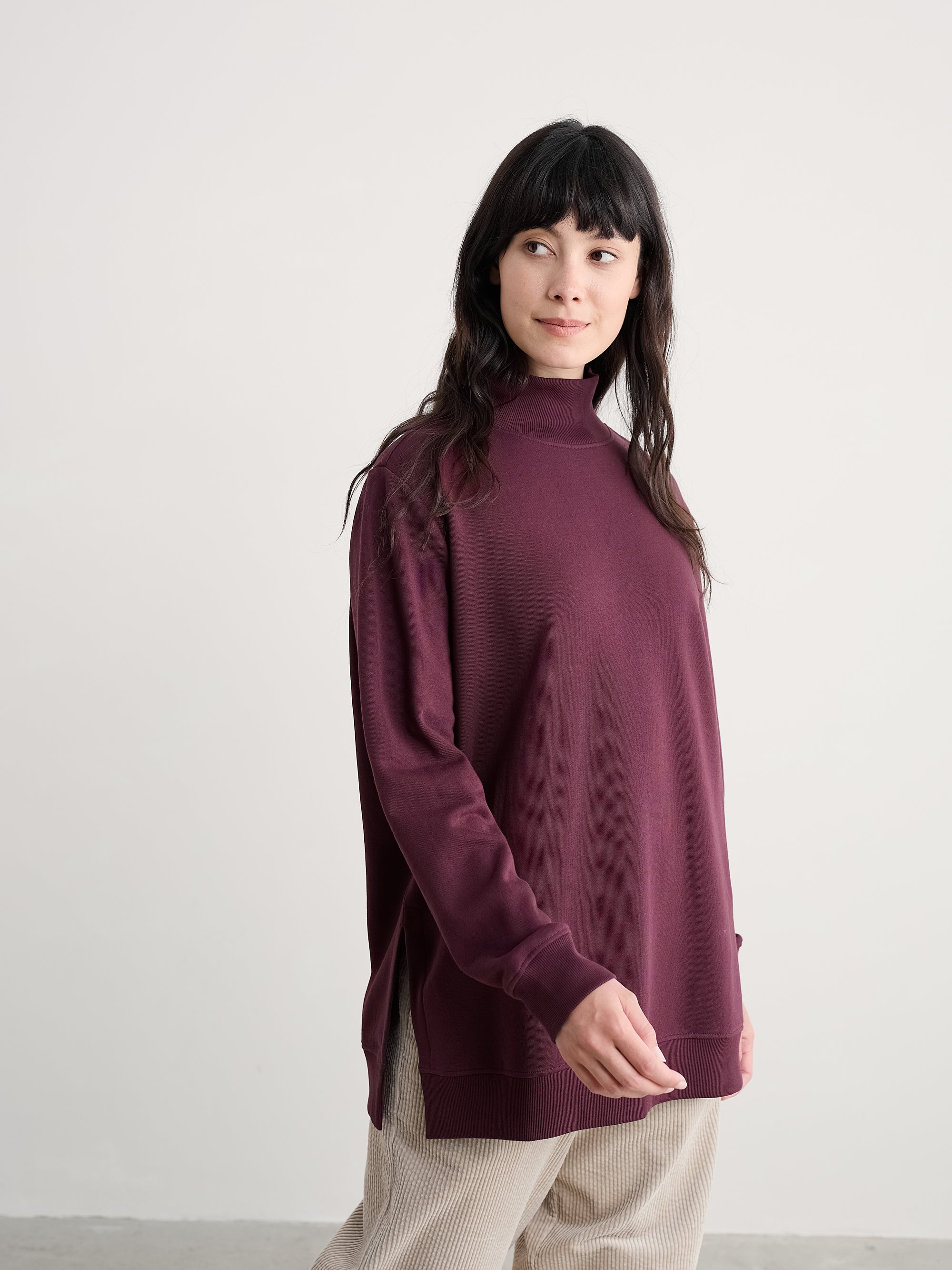 Seasalt Bremble Sweatshirt - Dark Hellebore