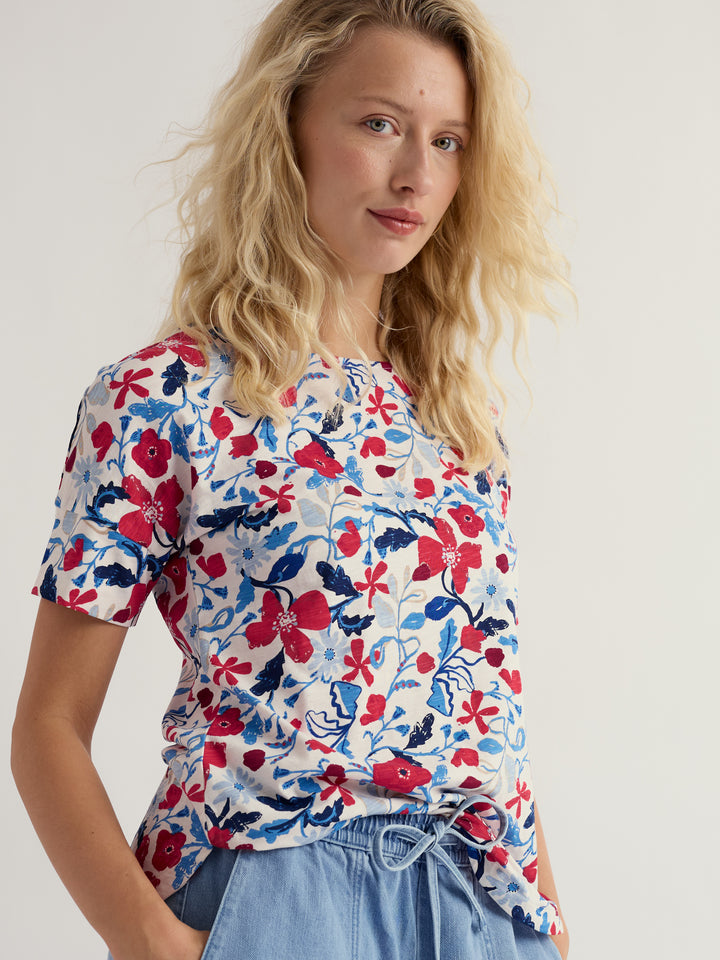 Seasalt Bryher View Tee Chalk