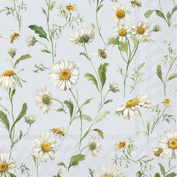 Ihr Napkin - Daisies Blue