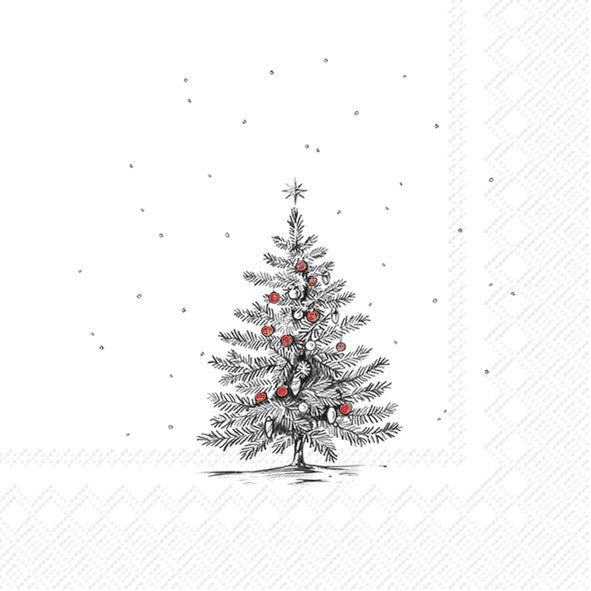 ihr Napkins  -  Pure Christmas Tree - Black