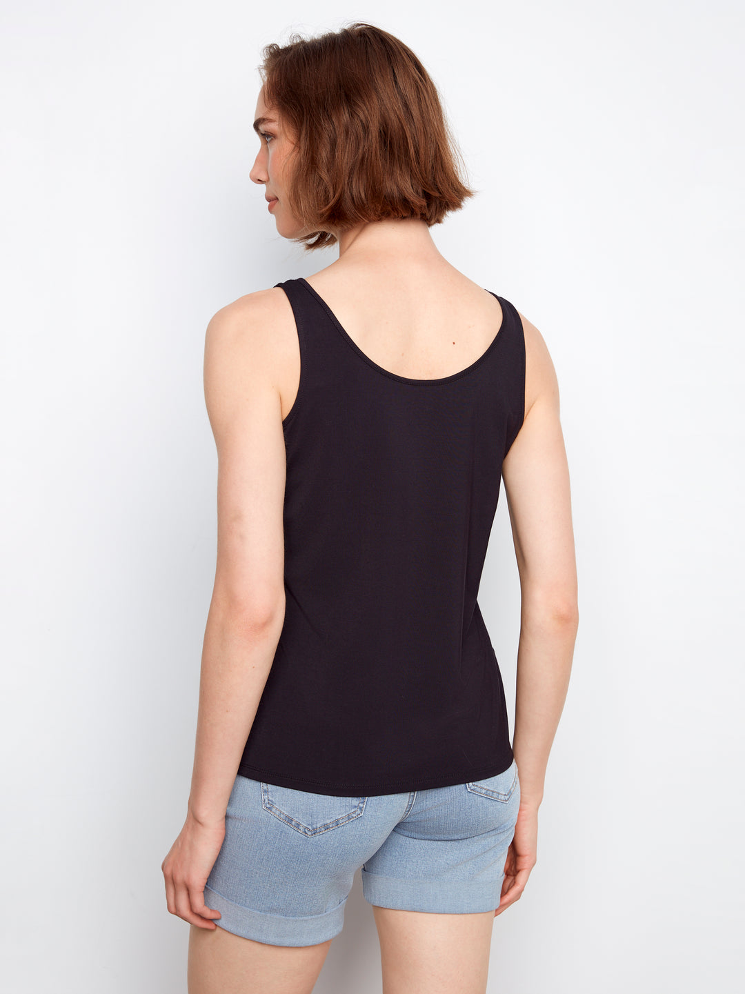 Charlie B Reversible Tank Top  C1243/730-001  Black