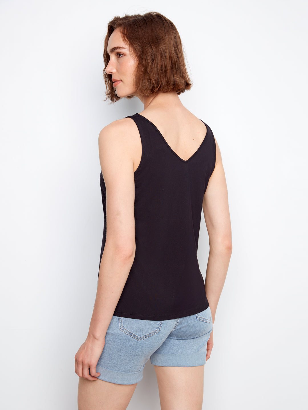 Charlie B Reversible Tank Top  C1243/730-001  Black