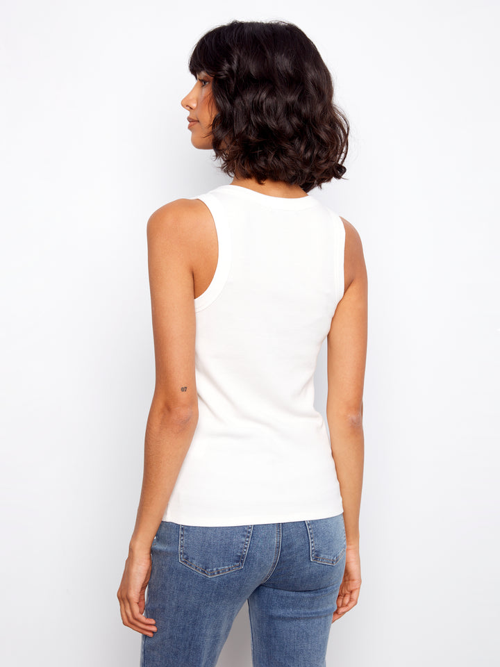 Charlie B Ribbed Tank C1446/549C
