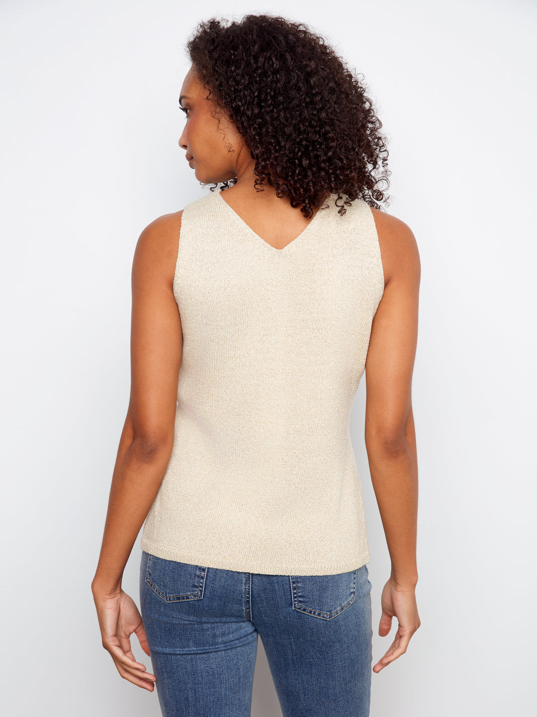 Charlie B V-Neck Tank Top  C2794H/215C   Gold 515