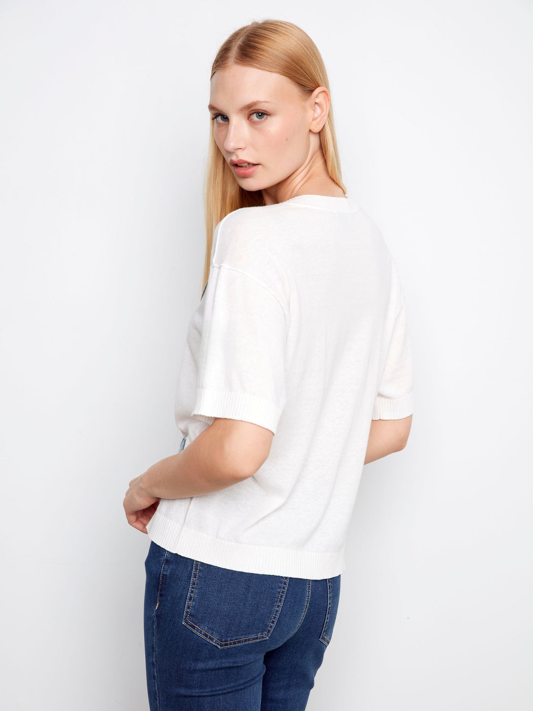 Charlie B Heart Shirt C2947