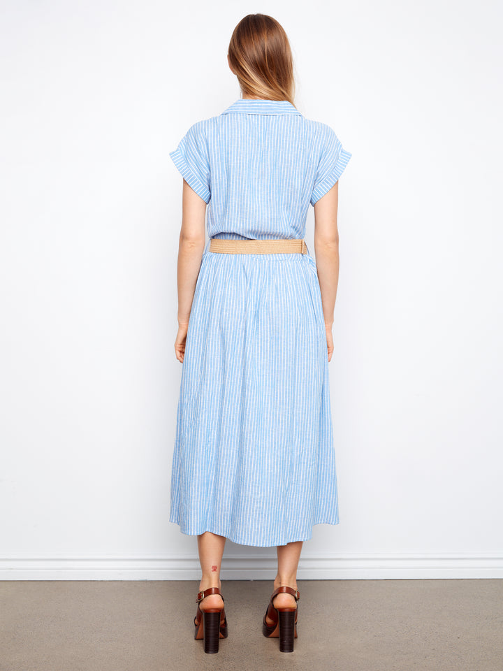 Charlie B Maxi Dress C3214 Bluebell