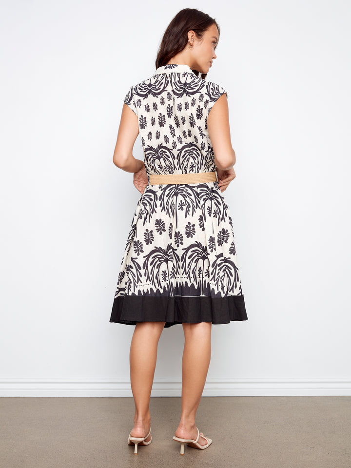 Charlie B Cap Sleeve Dress  C3224P/563-595  Oasis