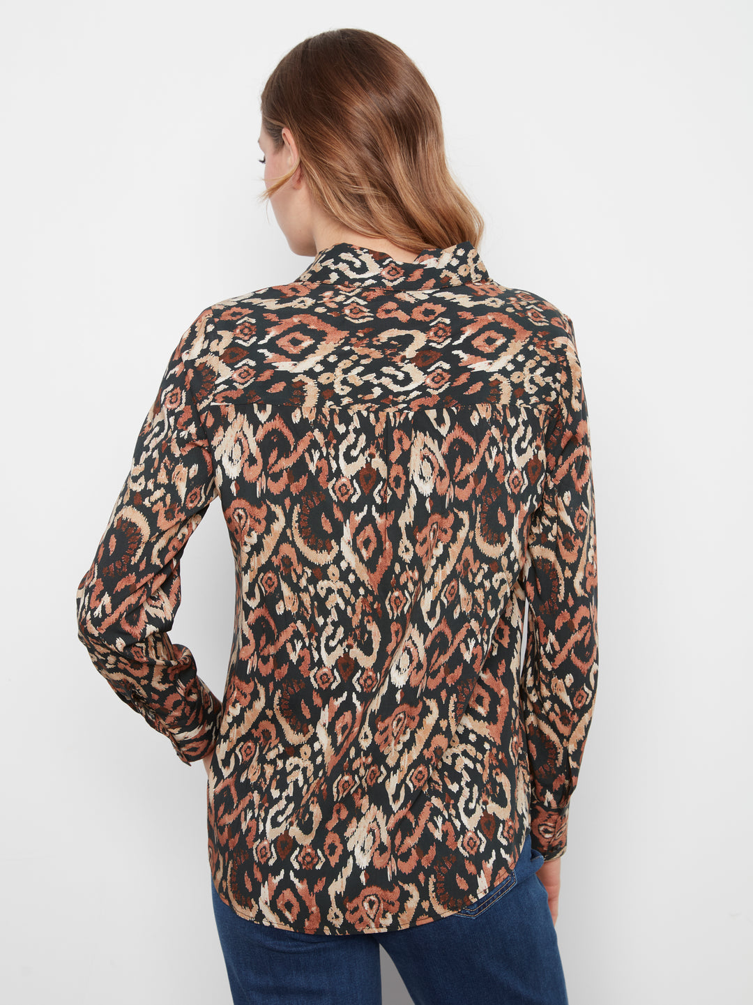 Charlie B Long Sleeve Button Up Shirt  C4252YY-P540  Kaia