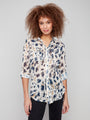 Charlie B Blouse C4308 Animal Print