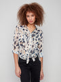 Charlie B Blouse C4308 Animal Print