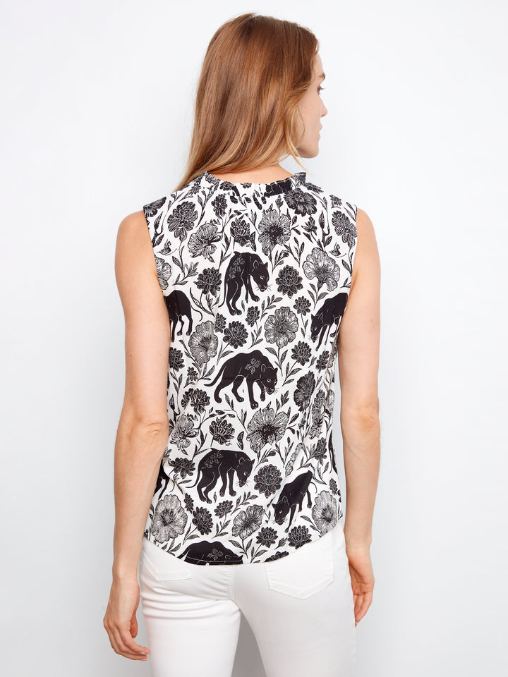 Charlie B Off the Shoulder Blouse  C4529/510-583  Wilderness