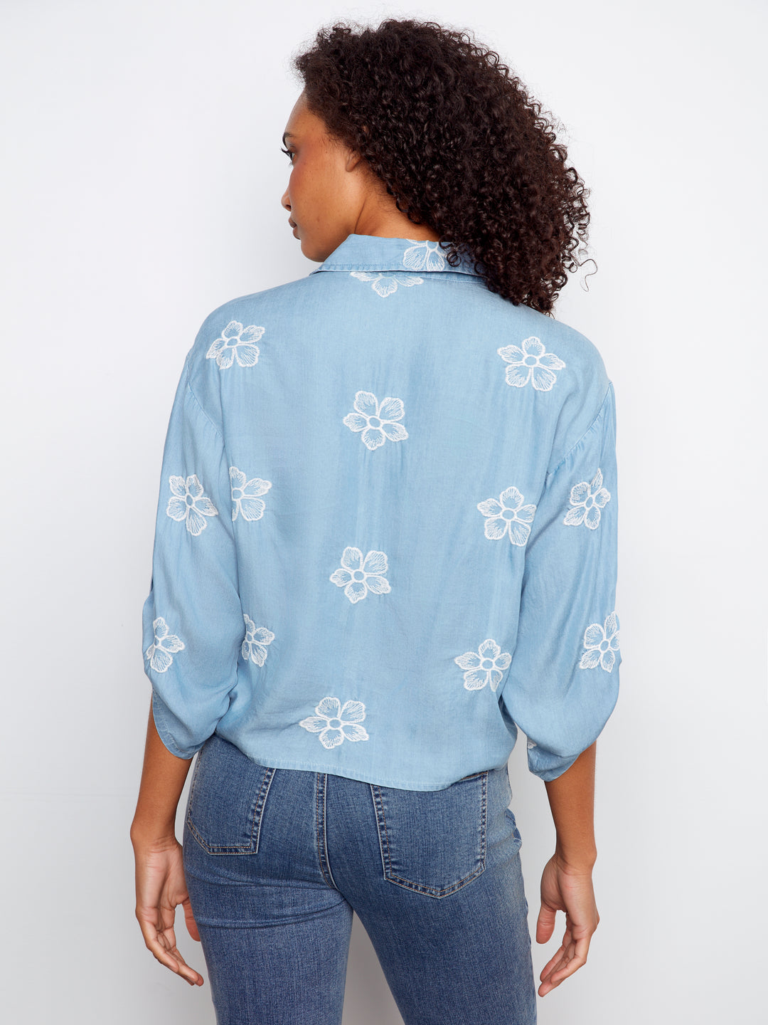 Charlie B Embroidered Shirt C4593