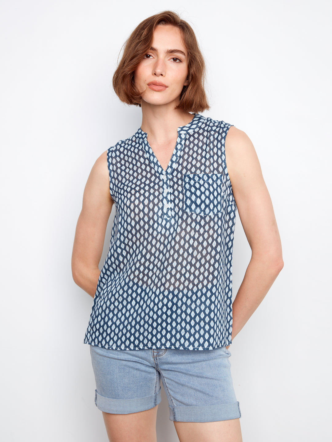 Charlie B Gauze Top C4606 Mini