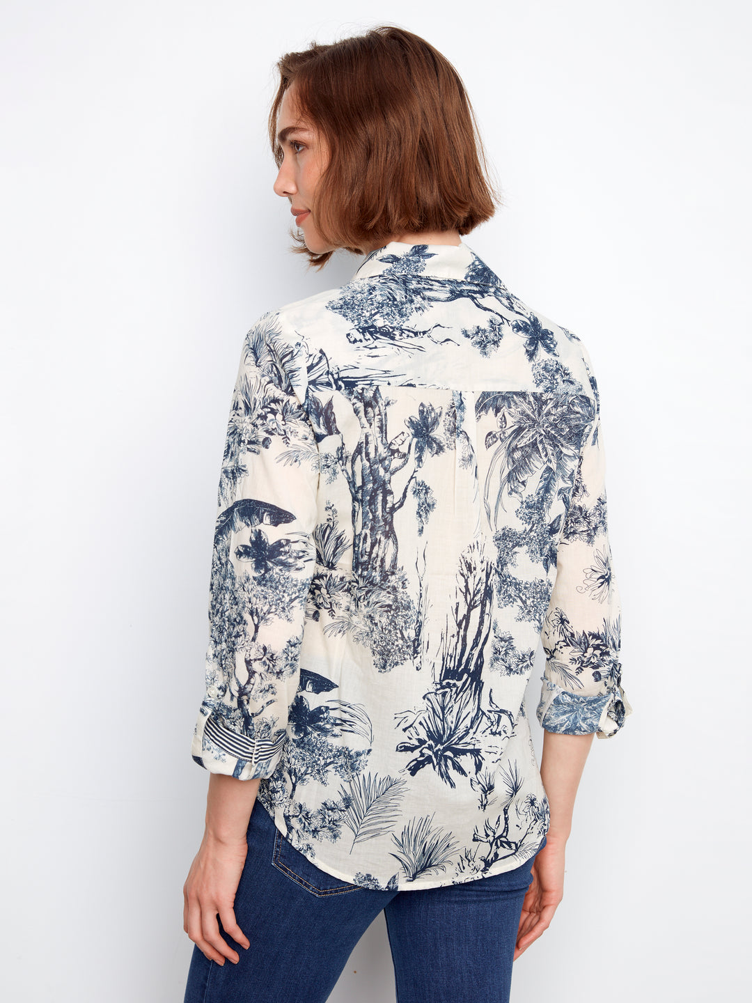 Charlie B Versailles Long Sleeve Blouse C4705-186C