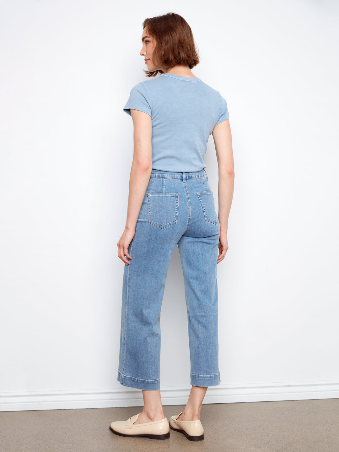 Charlie B Cropped Flower Pant C5538RP-431A