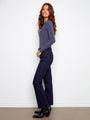 Charlie B Straight Leg Jean  C5584R-283  Blue Black