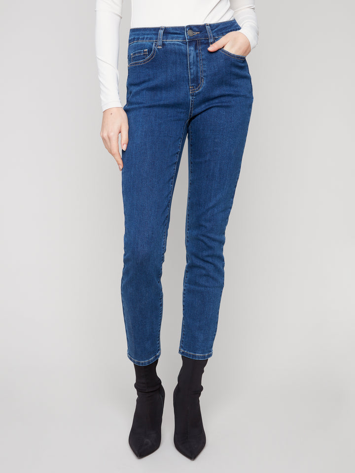 Charlie B Claudia Slim Leg - C5628J-007  Indigo
